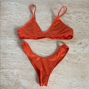 Sommer swim orange bikini